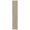 vidaXL Shoe Cabinet Sonoma Oak 21.3x13.4x72.0" Engineered Wood