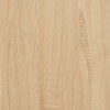 Rosie Minimalist Desk with Panel Legs | Brown Sonoma Oak Wood 35"