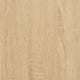 Rosie Minimalist Desk with Panel Legs | Brown Sonoma Oak Wood 35"