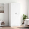 vidaXL Wardrobe White 31.5"x20.5"x70.9" Engineered Wood