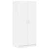 vidaXL Wardrobe White 31.5"x20.5"x70.9" Engineered Wood