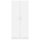 vidaXL Wardrobe White 31.5"x20.5"x70.9" Engineered Wood