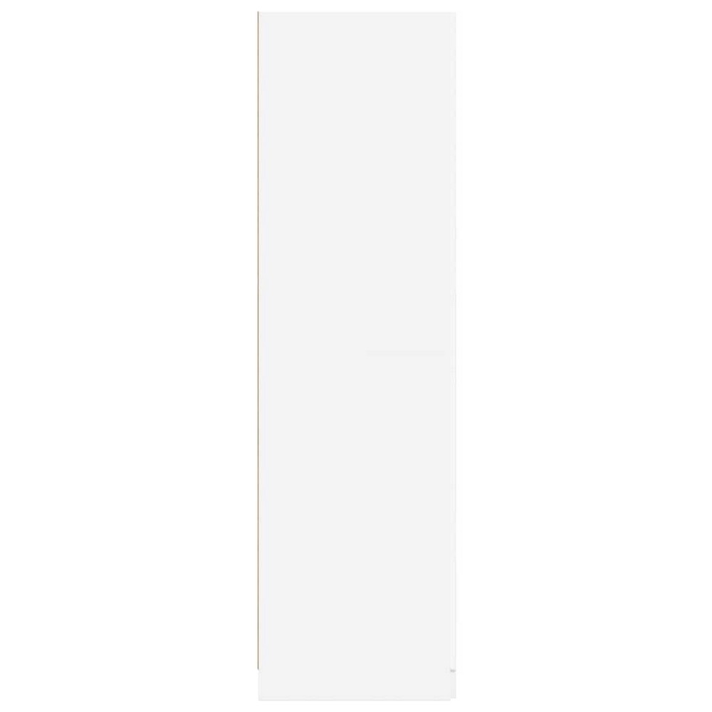 vidaXL Wardrobe White 31.5"x20.5"x70.9" Engineered Wood
