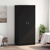 vidaXL Wardrobe Black 31.5"x20.5"x70.9" Engineered Wood