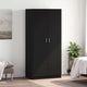 vidaXL Wardrobe Black 31.5"x20.5"x70.9" Engineered Wood