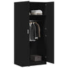 vidaXL Wardrobe Black 31.5"x20.5"x70.9" Engineered Wood