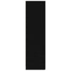 vidaXL Wardrobe Black 31.5"x20.5"x70.9" Engineered Wood