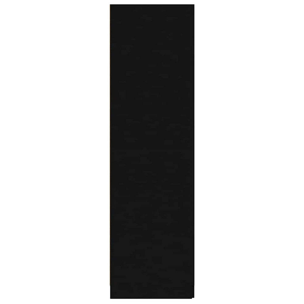 vidaXL Wardrobe Black 31.5"x20.5"x70.9" Engineered Wood