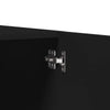 vidaXL Wardrobe Black 31.5"x20.5"x70.9" Engineered Wood
