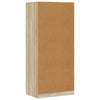 vidaXL Wardrobe Sonoma Oak 31.5"x20.5"x70.9" Engineered Wood