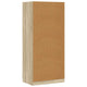 vidaXL Wardrobe Sonoma Oak 31.5"x20.5"x70.9" Engineered Wood