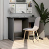 vidaXL Desk Gray 39.4"x19.7"x29.9" Engineered Wood