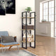 vidaXL 3-Tier Book Cabinet Sonoma Oak 15.7"x11.8"x41.3" Engineered Wood