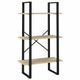vidaXL Storage Shelf Sonoma Oak 23.6"x11.8"x41.3" Engineered Wood