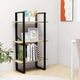 vidaXL Storage Shelf Sonoma Oak 23.6"x11.8"x41.3" Engineered Wood