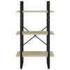 vidaXL Storage Shelf Sonoma Oak 23.6"x11.8"x41.3" Engineered Wood