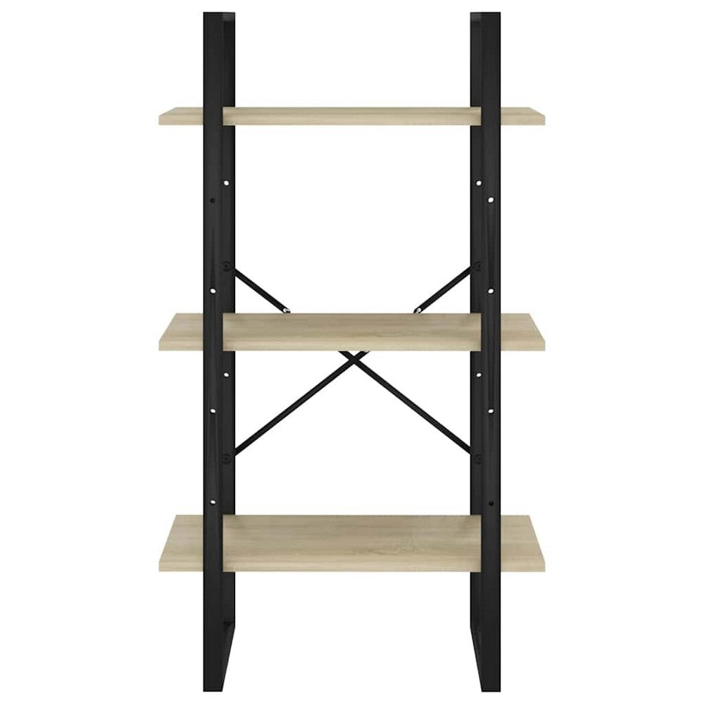 vidaXL Storage Shelf Sonoma Oak 23.6"x11.8"x41.3" Engineered Wood