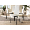 Baxton Studio Armand Modern and Contemporary White Faux Leather Upholstered Dining Chair (Set of 4)