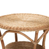 bali & pari Abbey Modern Bohemian Natural Brown Antique Rattan Coffee Table WHI-12718-Rattan-CT