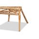 bali & pari Alleta Modern Bohemian Natural Brown Rattan 2-Piece Dining Chair Set WHI-12719-Rattan-DC