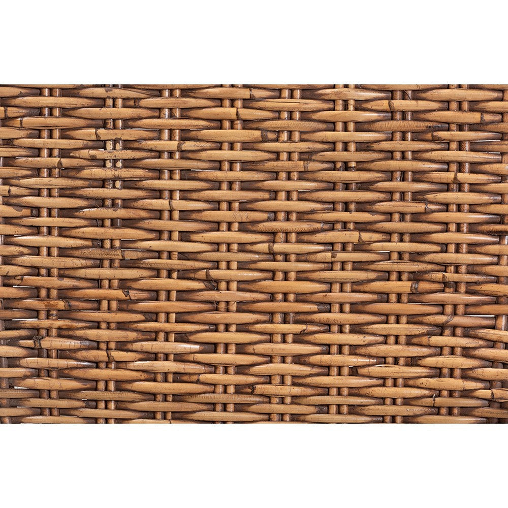bali & pari Neola Modern Bohemian Natural Rattan Dining Chair WHI-12737-Rattan-DC