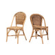 bali & pari Neola Modern Bohemian Natural Rattan Dining Chair WHI-12737-Rattan-DC