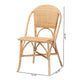 bali & pari Jaylyn Bohemian Natural Rattan Dining Chair WHI-13688-Rattan-DC