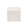 Baxton Studio Isaiah Modern and Contemporary Ivory Boucle Upholstered Ottoman WHI-1709A-Beige-Ottoman