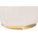 Baxton Studio Raelynn Modern and Contemporary Ivory Boucle Upholstered and Gold Metal Ottoman WHI-2212-Beige-Ottoman