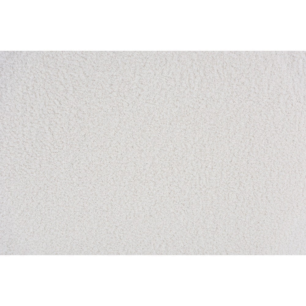 Baxton Studio Fantasia Modern and Contemporary Ivory Boucle Upholstered and Gold Metal Armchair WHI-222-Beige-CC