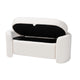 Baxton Studio Oakes Modern and Contemporary Ivory Boucle Upholstered Storage Bench WHI-225-Beige-Bench