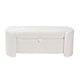 Baxton Studio Oakes Modern and Contemporary Ivory Boucle Upholstered Storage Bench WHI-225-Beige-Bench