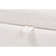 Baxton Studio Oakes Modern and Contemporary Ivory Boucle Upholstered Storage Bench WHI-225-Beige-Bench