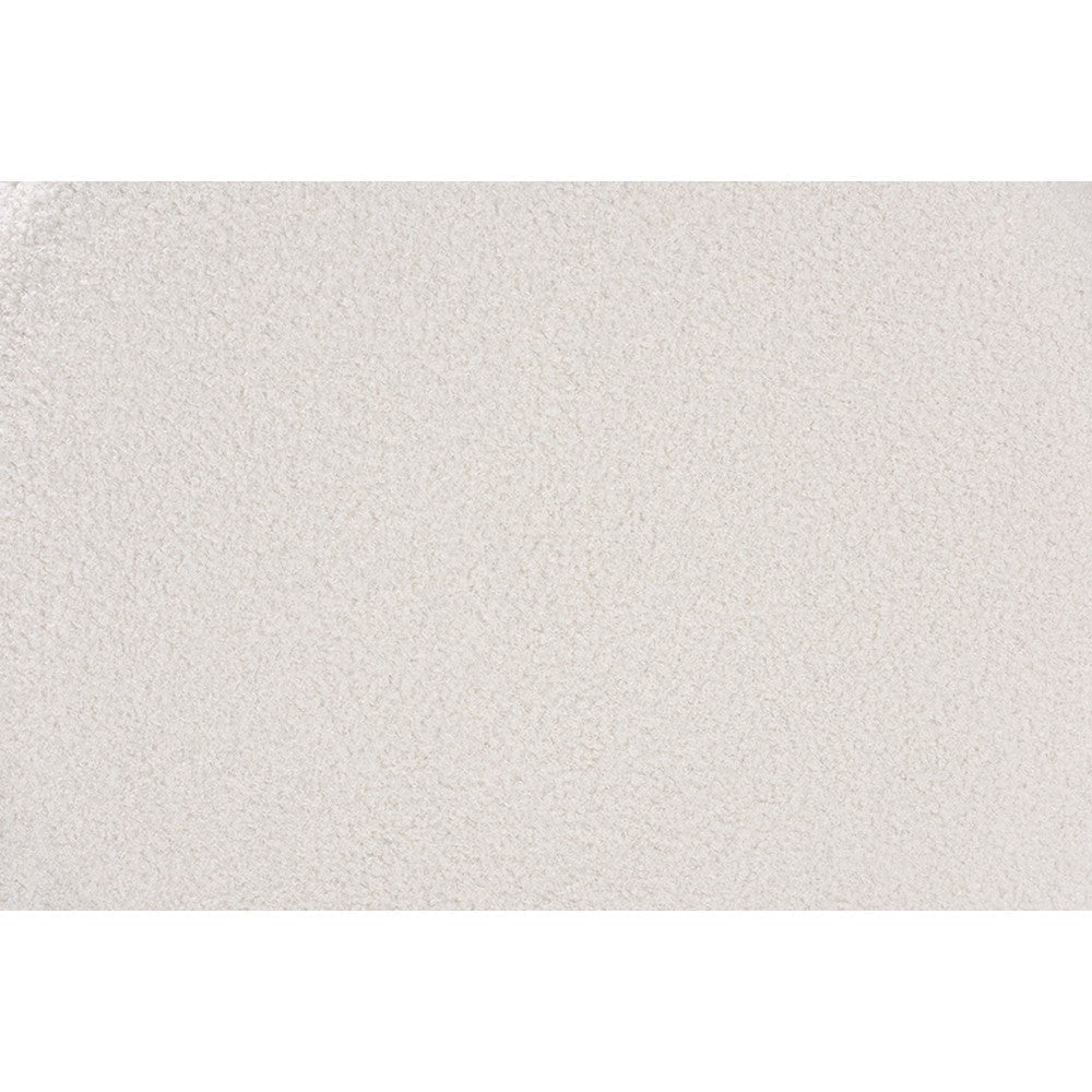 Baxton Studio Tabitha Modern and Contemporary Ivory Boucle Upholstered Storage Ottoman WHI-228-Beige-Ottoman