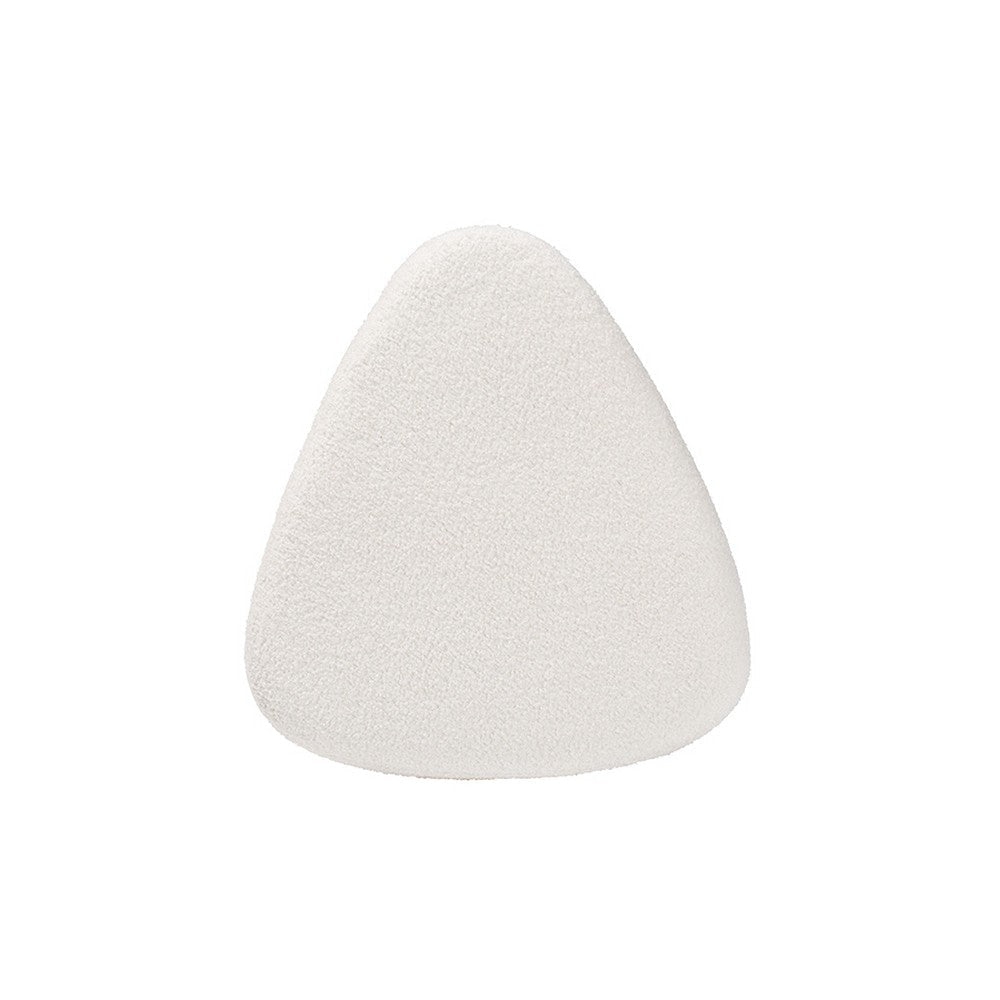 Baxton Studio Brielle Modern and Contemporary Ivory Boucle Upholstered and Natural Brown Finished Wood Ottoman WHI-229-Beige-Ottoman