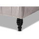 Baxton Studio Keswick Transitional Grey Velvet Fabric Upholstered Button Tufted Cocktail Ottoman WHI-502-Slate-Grey-Otto