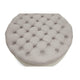 Baxton Studio Iglehart Beige Linen Modern Tufted Ottoman