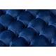 Baxton Studio Iglehart Modern and Contemporary Royal Blue Velvet Fabric Upholstered Tufted Cocktail Ottoman