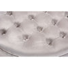 Baxton Studio Iglehart Modern and Contemporary Light Gray Velvet Fabric Upholstered Tufted Cocktail Ottoman