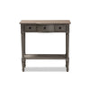 Baxton Studio Noelle French Provincial Gray Finished 1-Drawer Wood Console Table