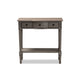 Baxton Studio Noelle French Provincial Gray Finished 1-Drawer Wood Console Table