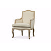 Baxton Studio Nivernais Wood Traditional French Accent Chair WHI-ASS288Mi-CG4