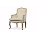 Baxton Studio Nivernais Wood Traditional French Accent Chair WHI-ASS288Mi-CG4