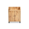 Baxton Studio Rossin Modern and Contemporary Oak Brown Finished Wood 2-Door Entryway Shoe Storage Cabinet with Top Shelf WHI-ATSC1614-Wotan