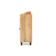 Baxton Studio Rossin Modern and Contemporary Oak Brown Finished Wood 2-Door Entryway Shoe Storage Cabinet with Top Shelf WHI-ATSC1614-Wotan
