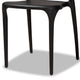 Baxton Studio Gould Modern Transtional Black Plastic 4-Piece Dining Chair Set