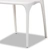 Baxton Studio Gould Modern Transtional White Plastic 4-Piece Dining Chair Set