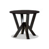 Baxton Studio Adina Modern and Contemporary Grey Fabric Upholstered and Dark Brown Finished Wood 5-Piece Dining Set