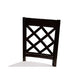 Baxton Studio Adina Modern and Contemporary Grey Fabric Upholstered and Dark Brown Finished Wood 5-Piece Dining Set