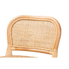 bali & pari Adrena Modern Bohemian Natural Brown Rattan Bar Stool WHI-Adrena-Rattan-BS